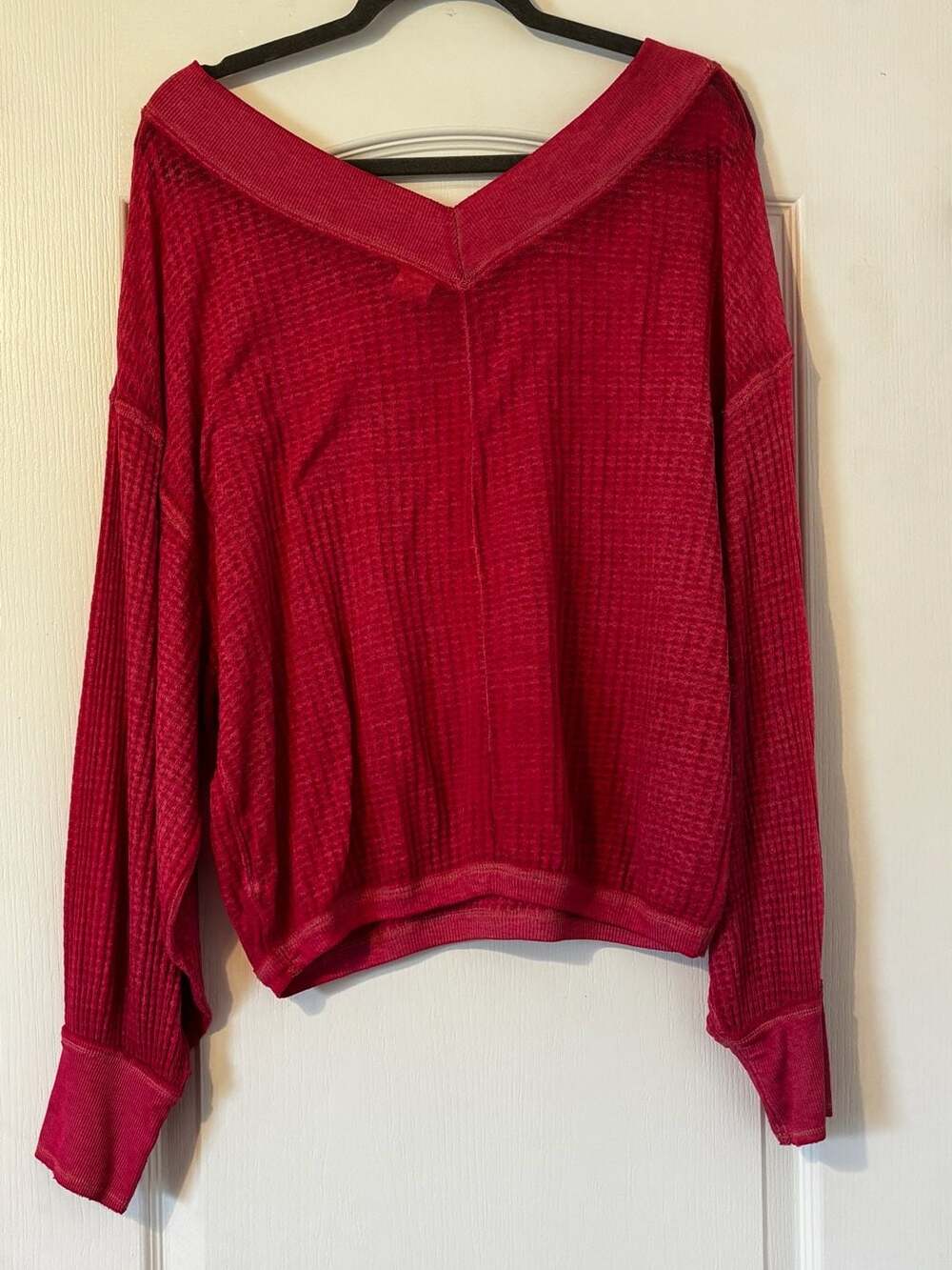 Free People Sock Monkey Pullover Sweater Top - Picture 4 of 4